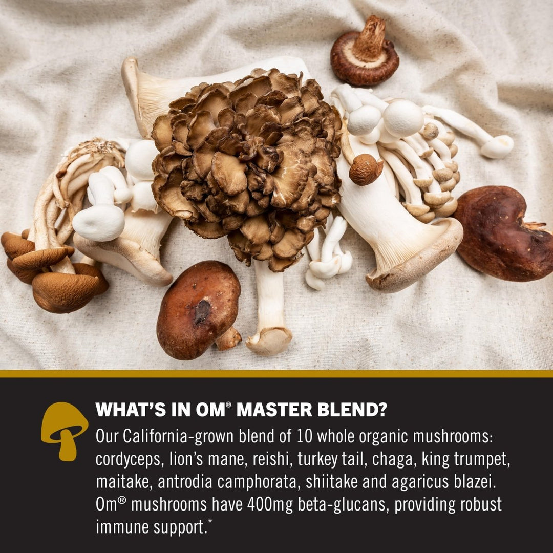 OM Mushroom Master Blend 160 Vcaps - DQ0158 - The Oasis of Health