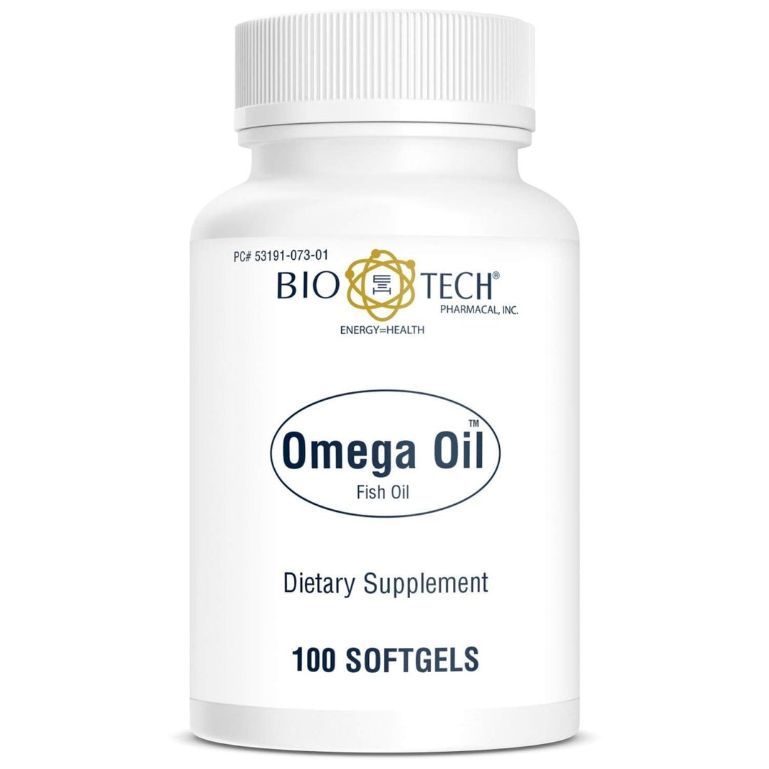 Omega Oil (Fish Oil) Omega - 3 Fatty Acid Dietary supplement eicosapentaenoic docosahexaenoic coronary heart disease brain eyes cardiovascular system marine lipid concentrate - 100 softgel - The Oasis of Health