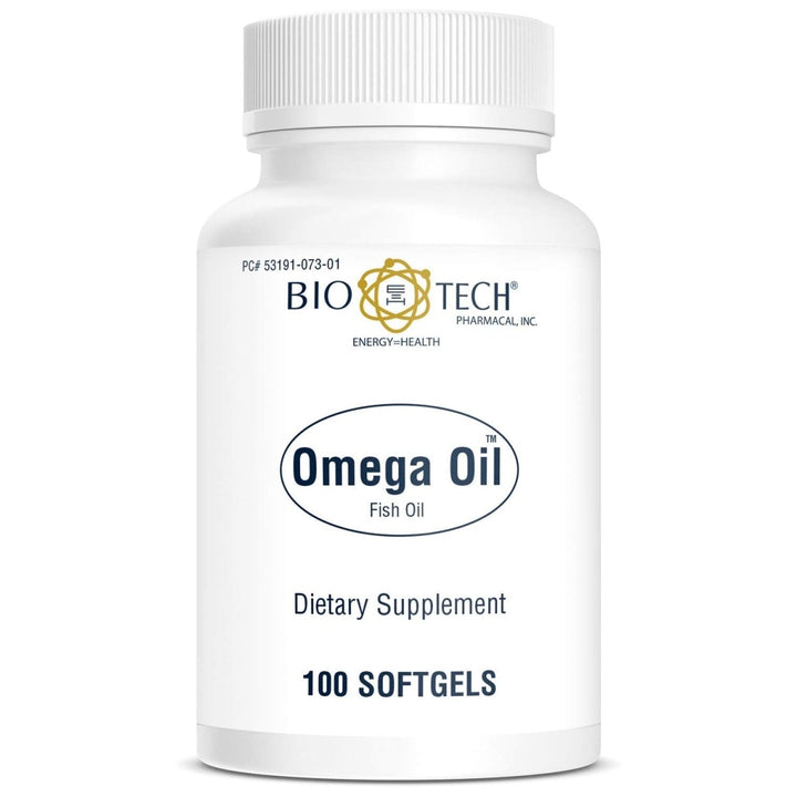 Omega Oil (Fish Oil) Omega - 3 Fatty Acid Dietary supplement eicosapentaenoic docosahexaenoic coronary heart disease brain eyes cardiovascular system marine lipid concentrate - 100 softgel - The Oasis of Health