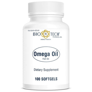 Omega Oil (Fish Oil) Omega - 3 Fatty Acid Dietary supplement eicosapentaenoic docosahexaenoic coronary heart disease brain eyes cardiovascular system marine lipid concentrate - 100 softgel - The Oasis of Health