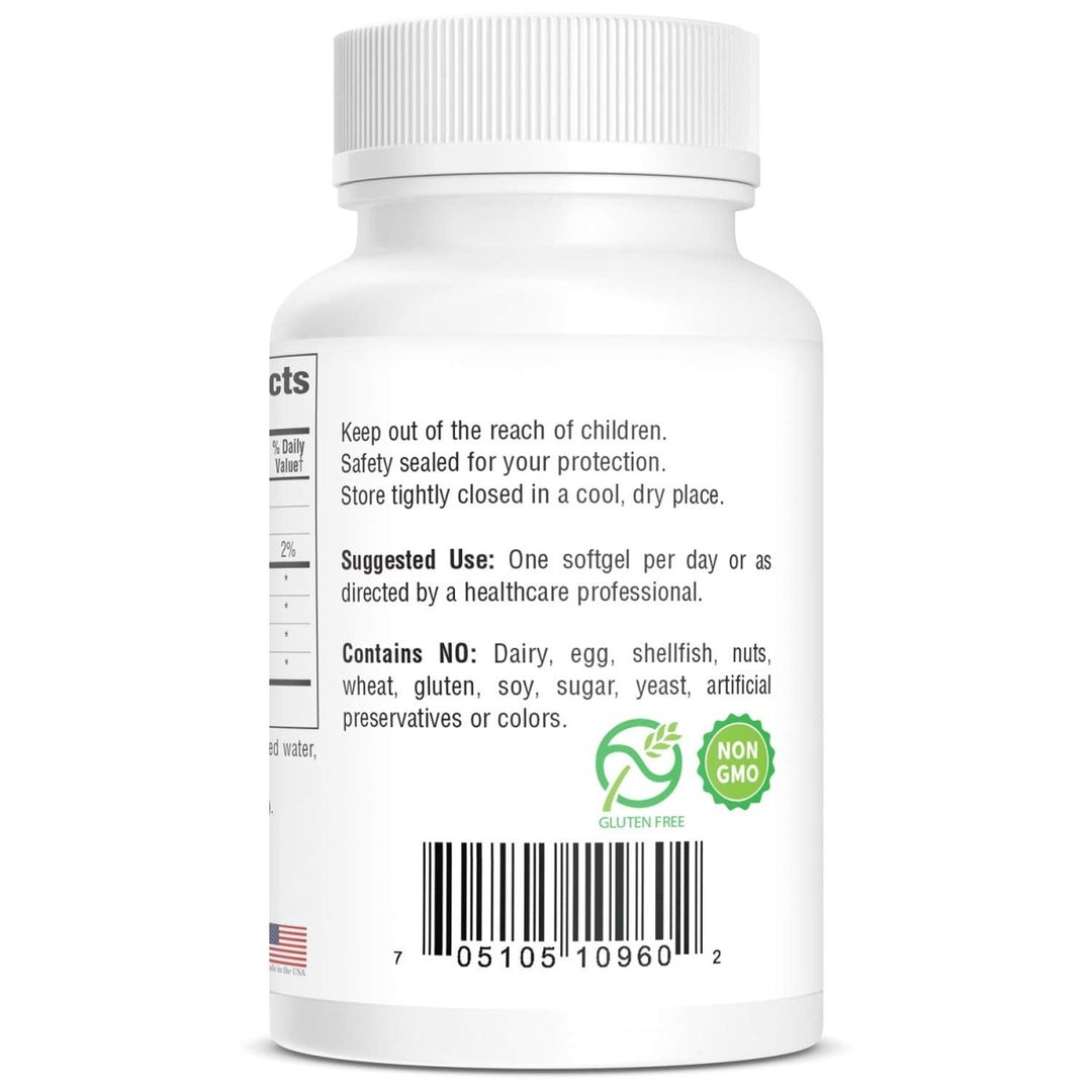 Omega Oil (Fish Oil) Omega - 3 Fatty Acid Dietary supplement eicosapentaenoic docosahexaenoic coronary heart disease brain eyes cardiovascular system marine lipid concentrate - 100 softgel - The Oasis of Health