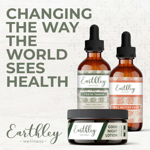 Earthley Wellness Pain Potion, Dandelion Root, Turmeric Root, for General Aches and Discomfort, Contains Alcohol (2 Oz) - The Oasis of Health