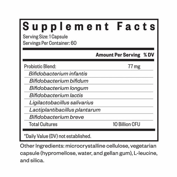 Seeking Health ProBiota HistaminX, 10 Billion CFU Low-Histamine Probiotic Supplement for Gut Health, Microbiome Balance, Digestive Comfort for Histamine Intolerance, Vegan &amp; Vegetarian (60 Capsules)