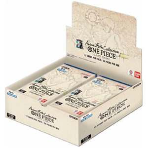 One Piece TCG 2025 Memorial Collection Anime 25th Extra Booster Box EB-02 (24 Packs)