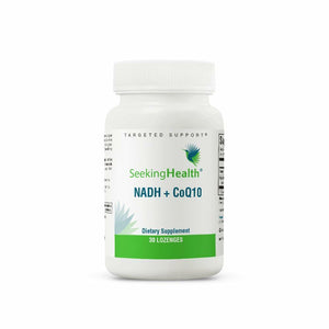 Seeking Health Energy Nutrients - Formerly NADH + CoQ10, 25 mg NADH + 25 mg CoQ10 to Support Natural Energy and Healthy Aging, Antioxidant Support, Memory and Focus Support (30 lozenges)*