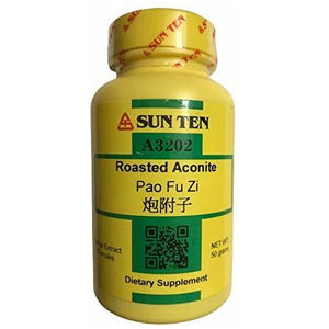 Sun Ten - Roasted Aconite Fu Zi (Pao) Concentrated Granules 50g A3202 by Baicao - The Oasis of Health