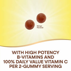 Nature's Way Alive! B-Complex Gummies, Cellular Energy Support*, 8 B-Vitamins, Vegetarian, Mango Flavored, 60 Gummies (Packaging May Vary) - The Oasis of Health