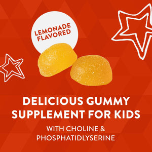 Nature's Way Kids Brain Supplement Gummies, Supports Healthy Brain Function*, Lemonade Flavored, 60 Gummies - The Oasis of Health