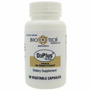 Bio-Tech - D3 Plus 60 Veggie Capsules - The Oasis of Health