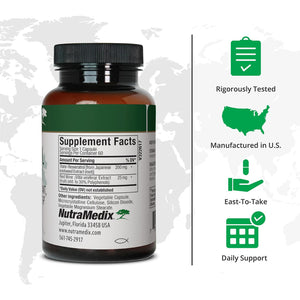 NutraMedix Resveratrol Capsules - Bioavailable Antioxidants Supplement from Red Wine Extract + Grape Skins - 200mg Japanese Knotweed for Immune & Cardiovascular Support (60 Capsules) - The Oasis of Health