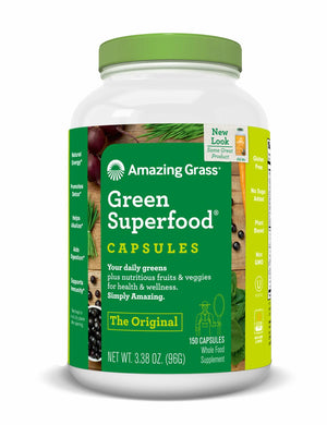 Amazing Grass Green SuperFood Original, 150 Count