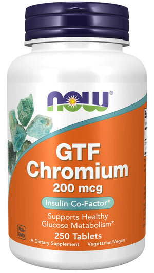 NOW Gtf Chromium 200Mcg 250 Tabs ( Multi-Pack)