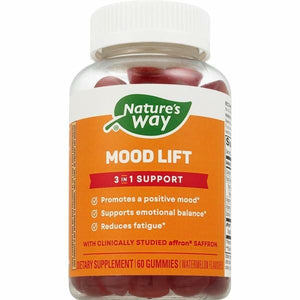 Nature's Way Mood Lift 3in1 Support Gummies - 60 Count - Watermelon Flavor