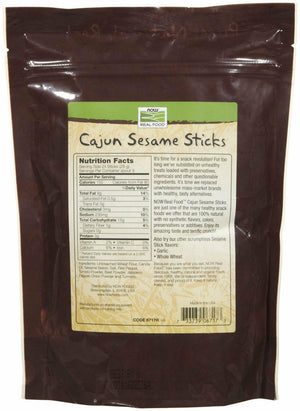 NOW Foods Sesame Sticks Cajun - 9 oz - 2 pk