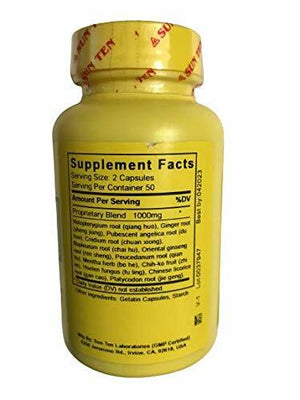 Sun Ten - Ginseng and Mentha Formula Capsules (Ren Shen Bai Du San)