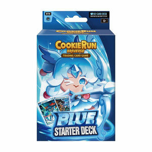 CookieRun: Braverse Trading Card Game - Starter Deck Blue - Flexible Game Play Pack, 1 Player 60 Card Set, Competitive Battle TCG, Deck-Building