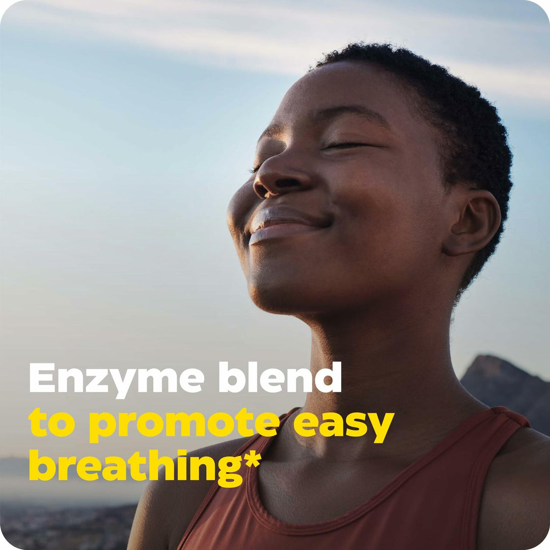 Enzymedica, MucoStop, Natural Enzyme Supplement, Relieves Seasonal or Occasional Congestion, Supports Easy Breathing, 48 Count - The Oasis of Health