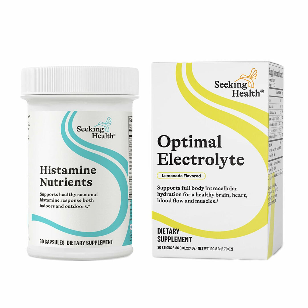 Seeking Health Histamine Nutrients - Seasonal Histamine Support Supplement with Vitamin B1, Zinc, &amp; Vitamin B3 - Aids Histamine Response - 60 Capsules - The Oasis of Health