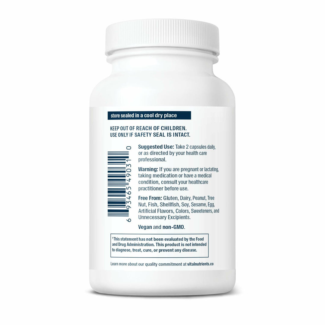 Vital Nutrients Cortisol Balance | Vegan Stress Relief Supplement | Cortisol Manager Supports Energy &amp; Stress Levels | Ashwagandha &amp; Magnesium for Relaxation | Gluten, Dairy, Soy Free | 90 Capsules - The Oasis of Health