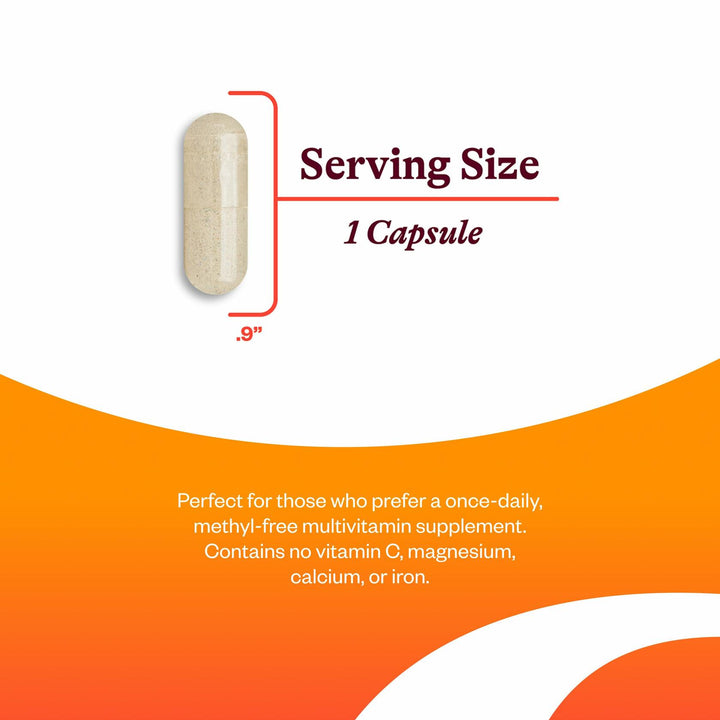 Seeking Health Multivitamin One MF - MTHFR Support Supplement with Calcium Folinate &amp; Vitamin B12 - Easy-to-Digest - Methyl-Free Vegetarian Capsule - 45 Veggie Capsules - The Oasis of Health
