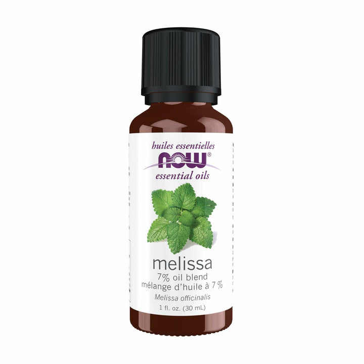 NOW Essential Oils, Melissa (Lemon Balm) Oil Blend, 1 fl. oz. - The Oasis of Health
