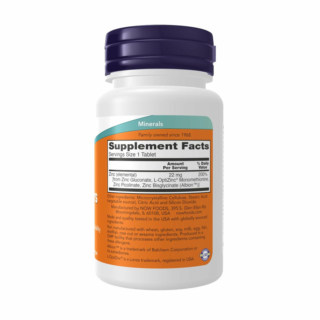 NOW Supplements, Zinc Transporter, 90 Tablets, Vegan, Immune Support - The Oasis of Health