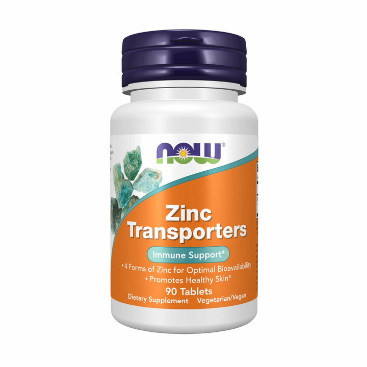 NOW Supplements, Zinc Transporter, 90 Tablets, Vegan, Immune Support - The Oasis of Health