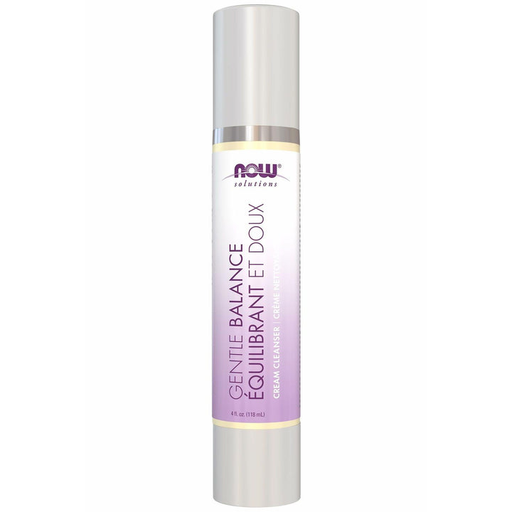 NOW Foods Solutions, Gentle Balance Cream Cleanser, 4 fl oz (118 ml) - The Oasis of Health