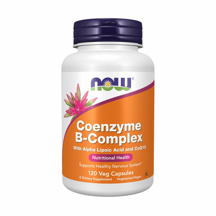NOW Supplements, Co-Enzyme B Complex with Alpha Lipoic Acid and CoQ10, Nutritional Health, 120 Veg Capsules - The Oasis of Health