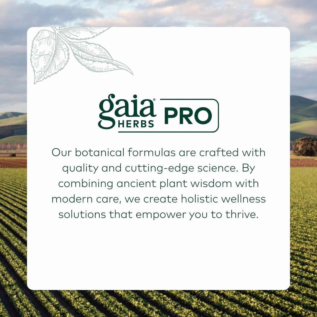GAIA HERBS PRO Reishi Mushroom - Immune Support &amp; Adaptogenic Benefits* - Certified Organic Mushroom Extract - Vegan - 60 Capsules (30 Servings) - The Oasis of Health