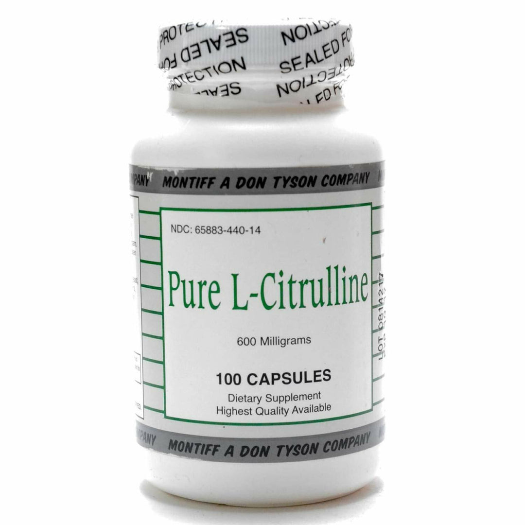 Montiff - Pure L-Citrulline 600 mg 100 caps [Health and Beauty] - The Oasis of Health