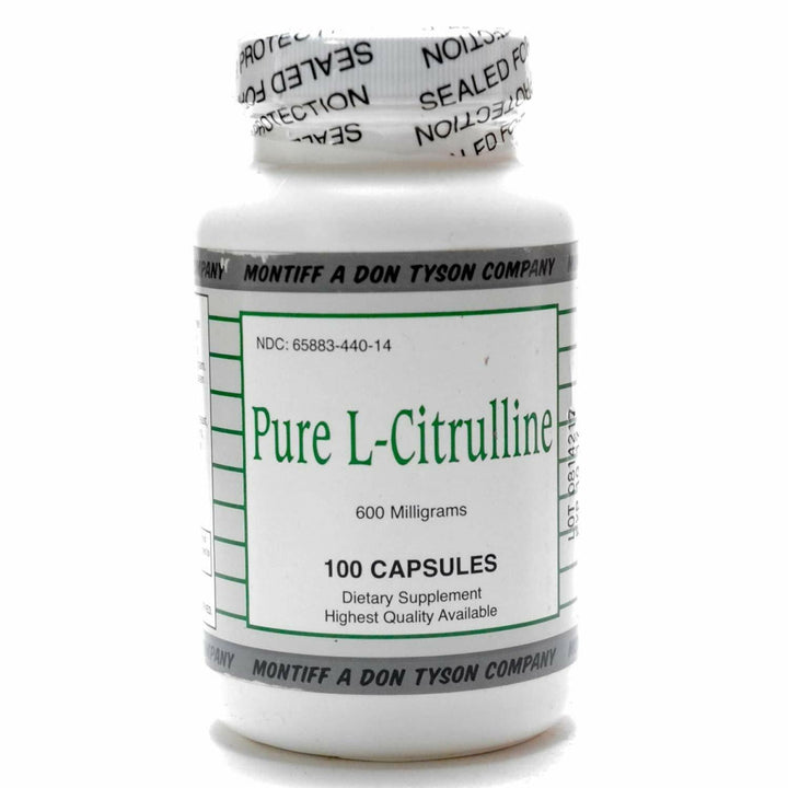 Montiff - Pure L-Citrulline 600 mg 100 caps [Health and Beauty] - The Oasis of Health