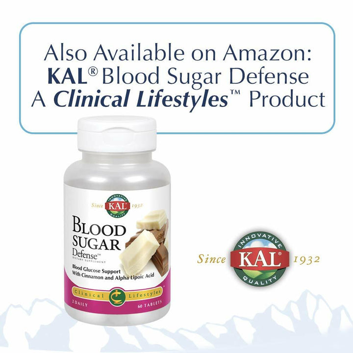 KAL Alpha Lipoic Acid SR Tablets, 600 mg, 60 Count - The Oasis of Health