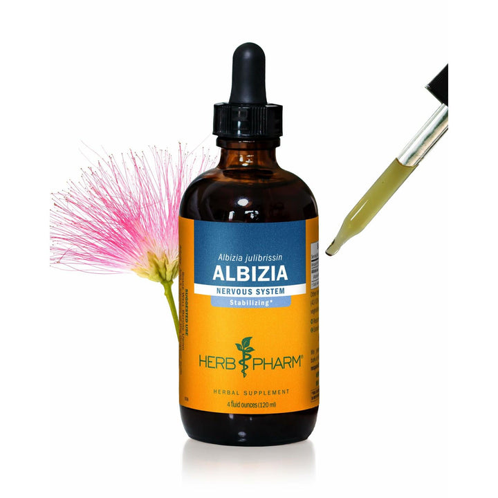 Herb Pharm Albizia Liquid Extract for Nervous System Support - 4 Ounce - The Oasis of Health