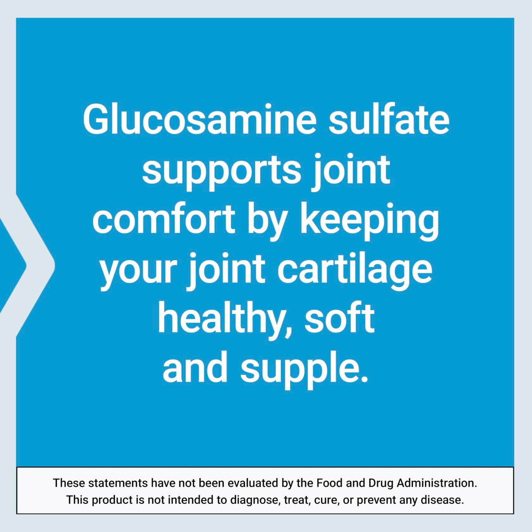 Life Extension Glucosamine Sulfate, 750 mg, Supports Knee Comfort and Joint Health, Gluten-Free, Non-GMO, 60 Capsules - The Oasis of Health