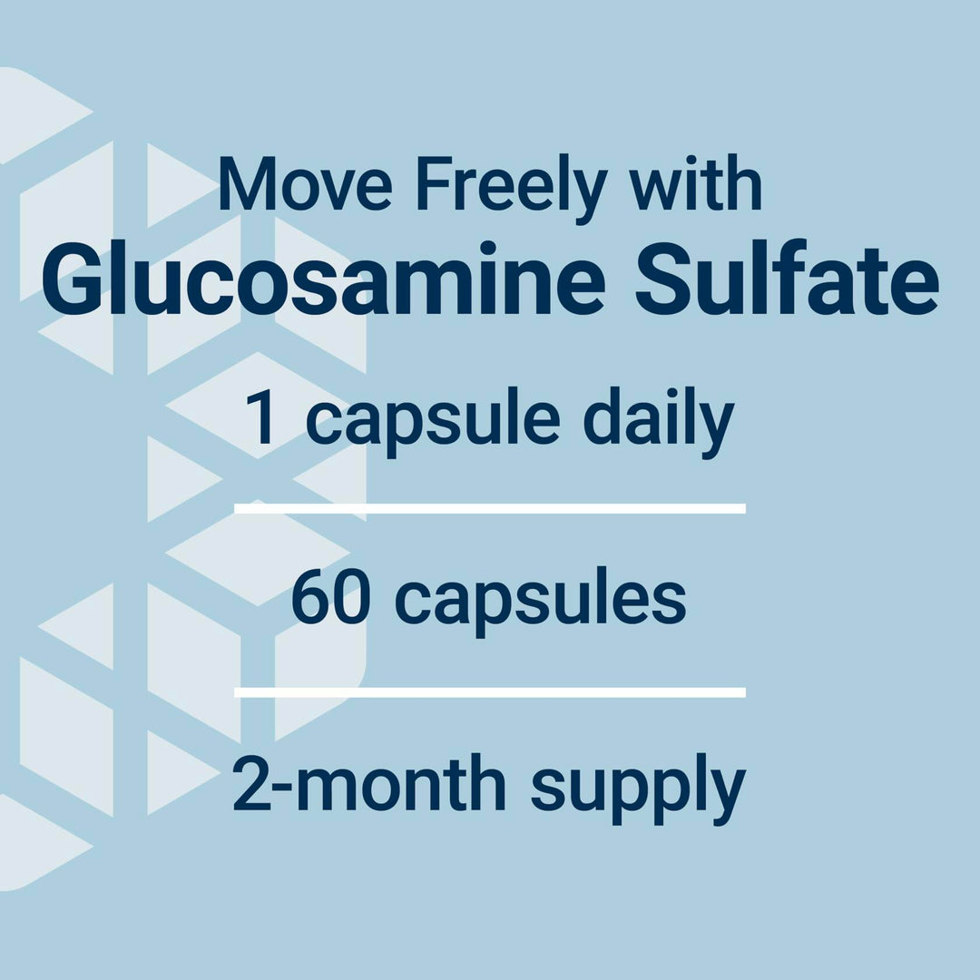 Life Extension Glucosamine Sulfate, 750 mg, Supports Knee Comfort and Joint Health, Gluten-Free, Non-GMO, 60 Capsules - The Oasis of Health