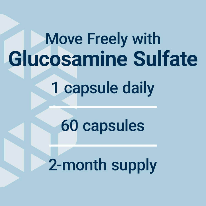 Life Extension Glucosamine Sulfate, 750 mg, Supports Knee Comfort and Joint Health, Gluten-Free, Non-GMO, 60 Capsules - The Oasis of Health