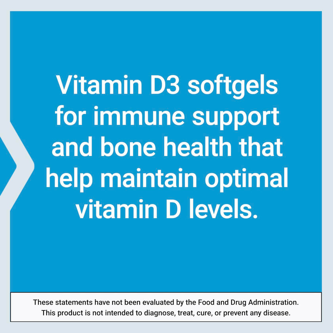 Life Extension Vitamin D3 25 mcg (1000 IU), Immune System Support, Bone Health, Whole-Body Health, Value Size, Gluten-Free, Non-GMO, 250 softgels - The Oasis of Health