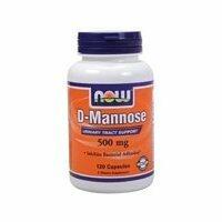 Now Foods D-Mannose, 120 Caps 500 mg (Pack of 3) - The Oasis of Health
