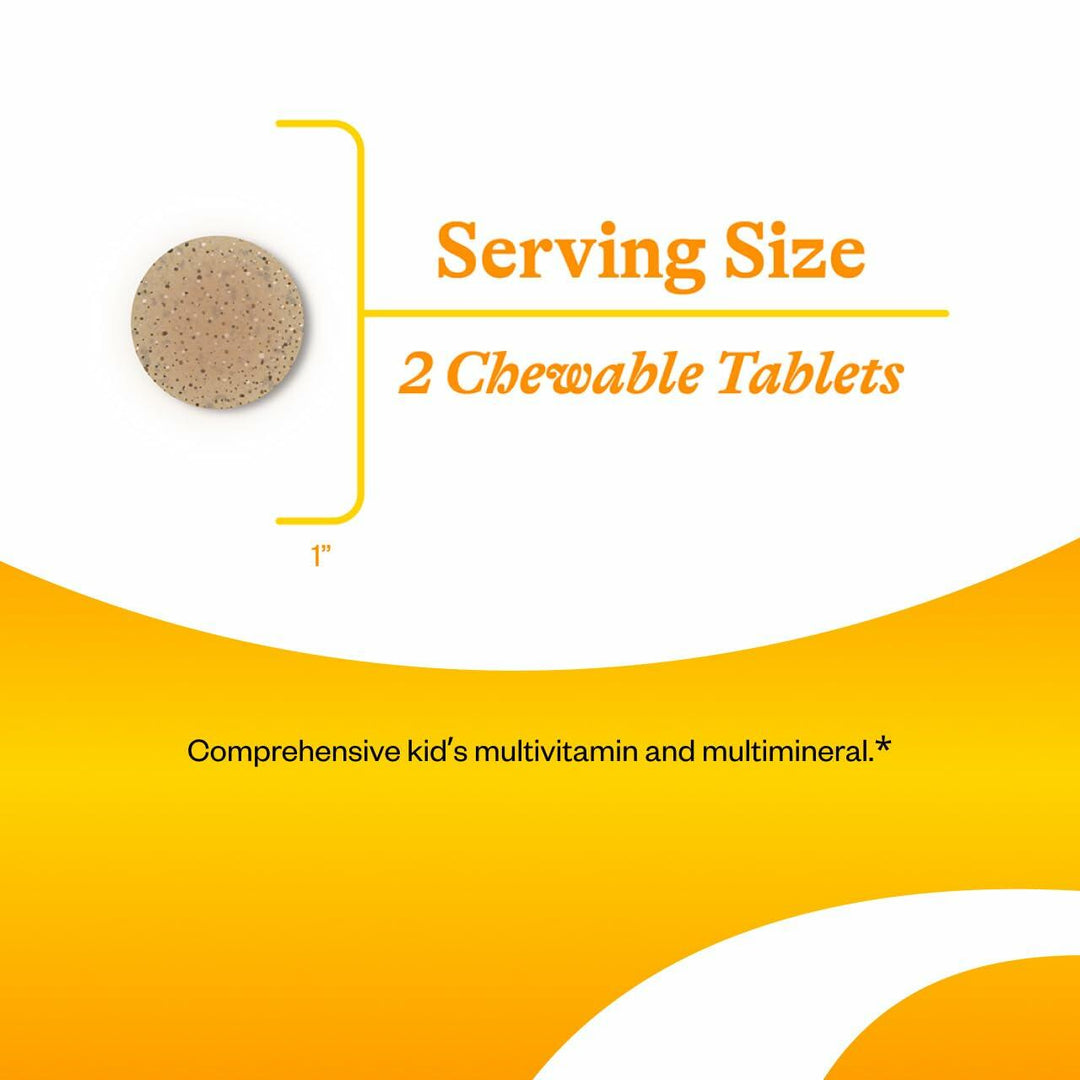Seeking Health Kids Multivitamin Chewable, Formulated for Children’s Health, with L-5-MTHF L-Methylfolate, B12, Riboflavin, Vitamin A, Vegetarian (60 Chewable Tablets)* - The Oasis of Health