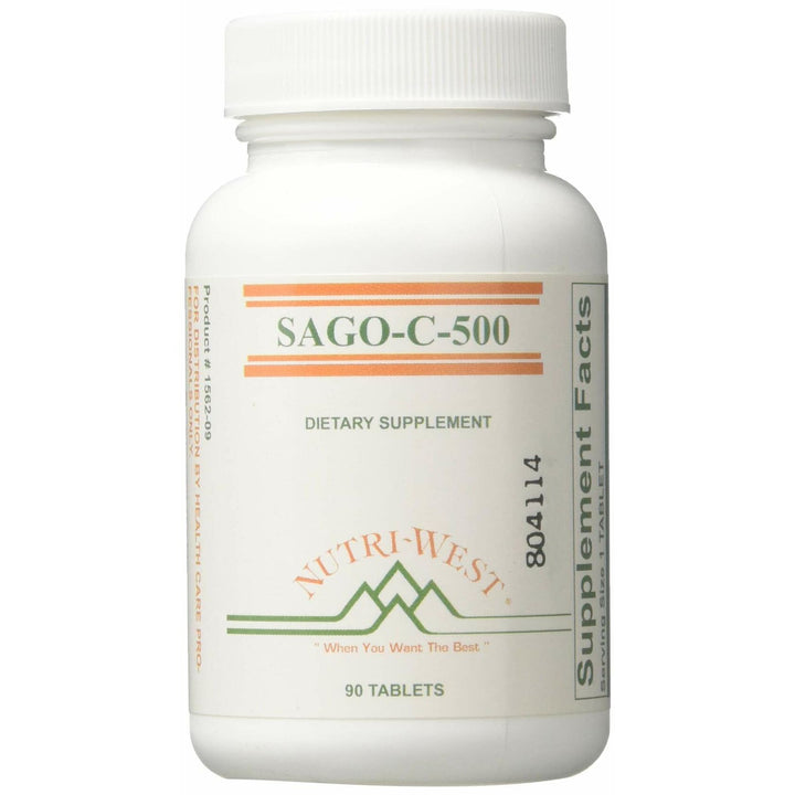 Nutri-West - Sago-C-500 90 Tablets by Nutri-West - The Oasis of Health