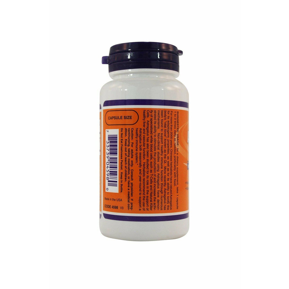 NOW Foods: Astragalus Extract, 90 Veg Capsules (3 Pack - The Oasis of Health