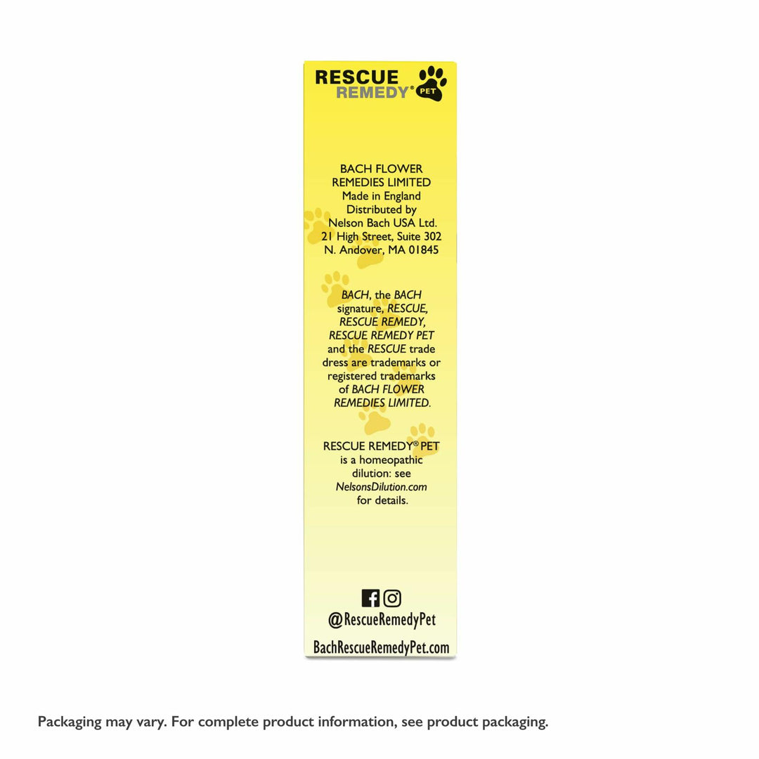 Bach - Rescue Remedy Natural Stress Relief For Pets - 20ml - 2 Pack - The Oasis of Health