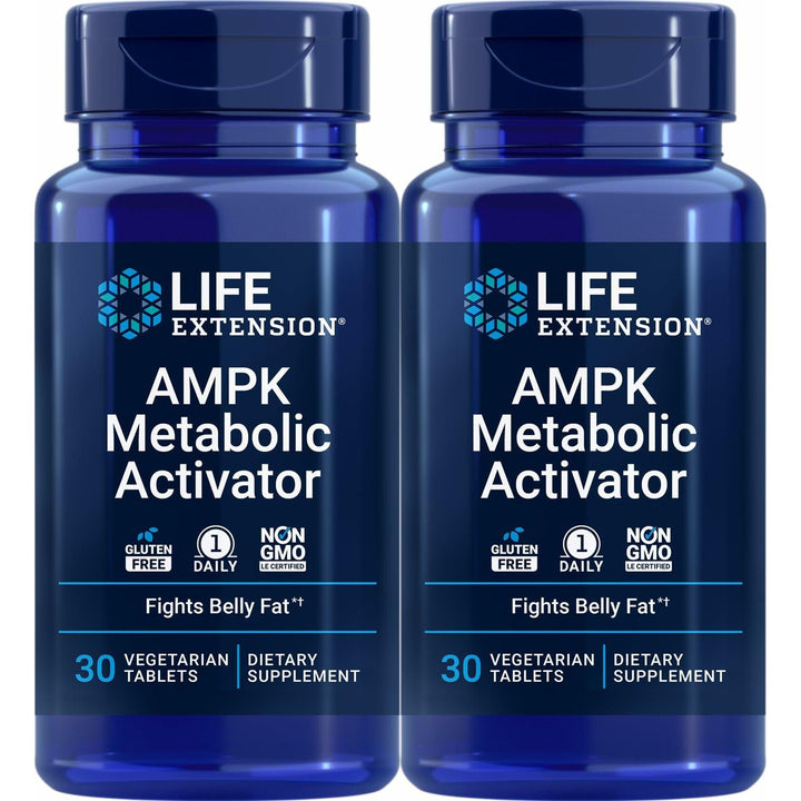 Life Extension AMPK Metabolic Activator 30 Tablets (Pack of 2) - The Oasis of Health