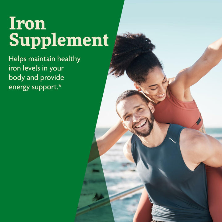 Floradix Iron Tablets - Iron Supplement with B Vitamins, Folic Acid, Vitamin C &amp; More - Energy Support - Vegetarian &amp; Gluten-Free - 120 Tablets (120 Servings) - The Oasis of Health