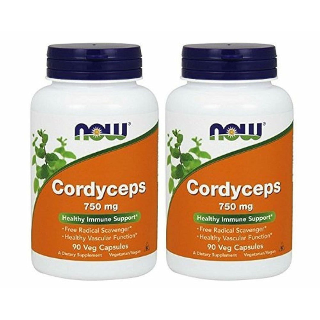 Now Cordyceps 750 mg,90 Veg Capsules (180) - The Oasis of Health