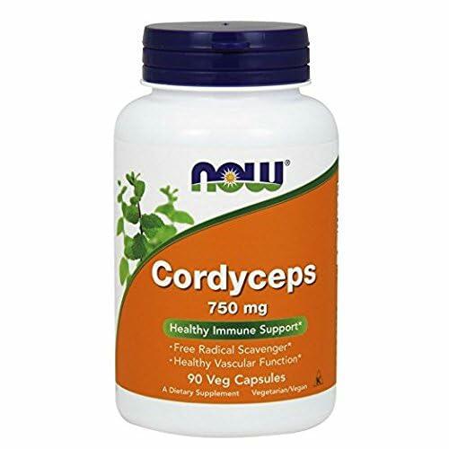 Now Cordyceps 750 mg,90 Veg Capsules (180) - The Oasis of Health