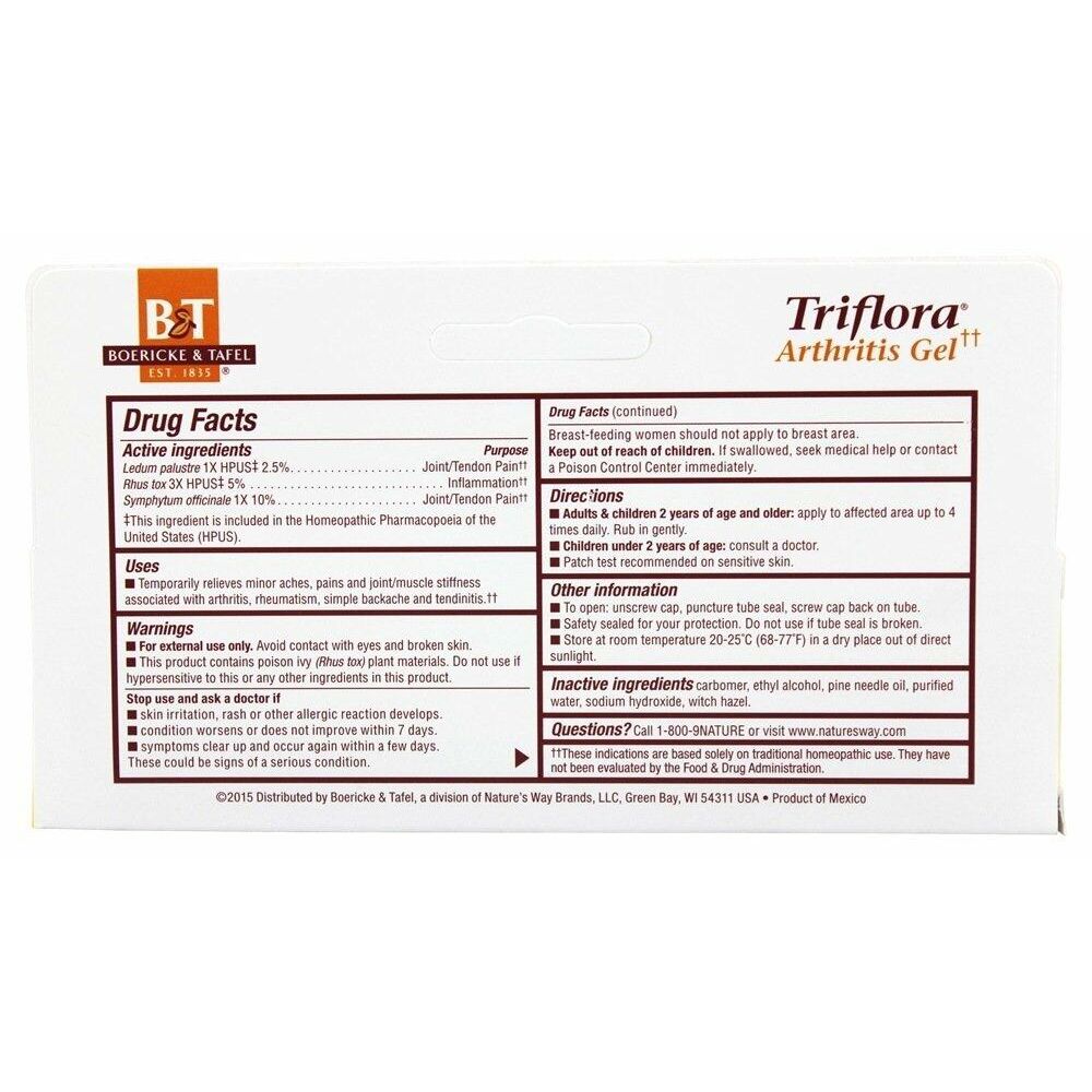 Natures Way B and T Gel Triflora Pack Of 2 - The Oasis of Health