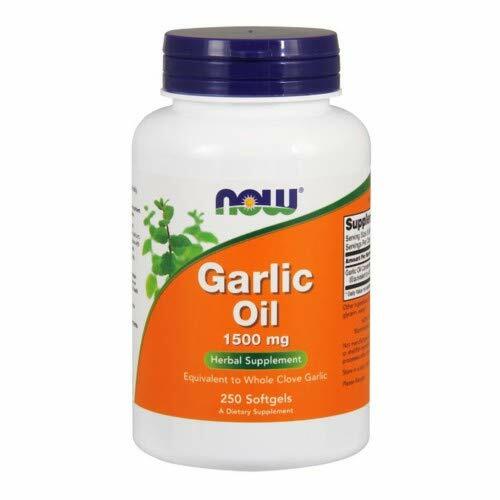 NOW Foods, Garlic Oil 1500mg, 250 SGELS (Pack of 4) - The Oasis of Health