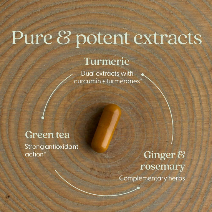 New Chapter Turmeric Supplement + Daily Detox Turmeric Force Detox Action with Green Tea + Ginger + NO Black Pepper Needed + NonGMO Ingredients Vegetarian Capsule, 60 Count - The Oasis of Health